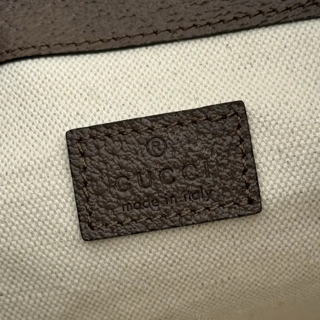 View 2 of Compact Signature Crossbody: GG Supreme, Web Strap, Mini Bag