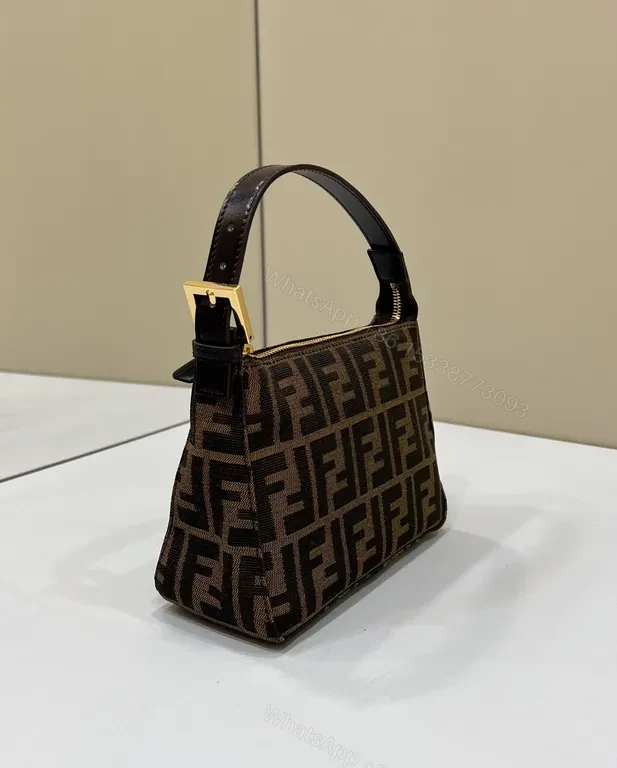 View 4 of Compact Luxury Fendi-Style Patterned Mini Bag
