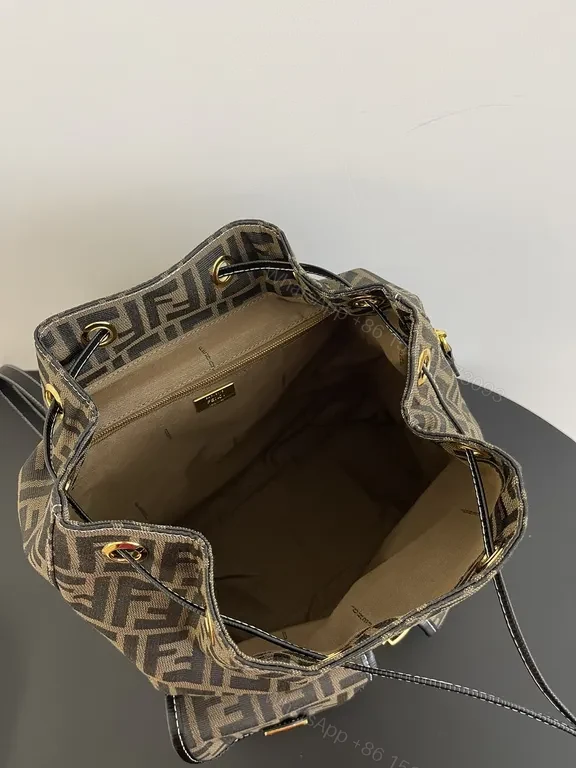 View 7 of Chic Fendi-Pattern Mini Backpack: Day-to-Night Luxury