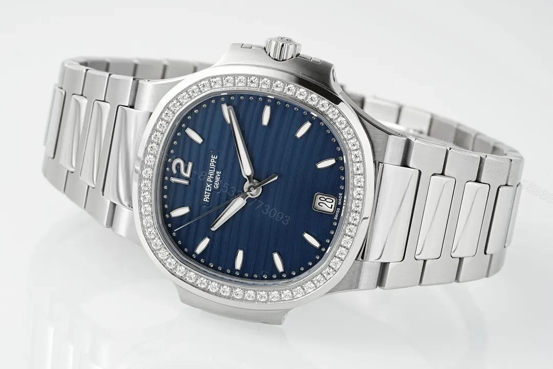 View 7 of Patek Philippe Blue Nautilus Ladies Watch