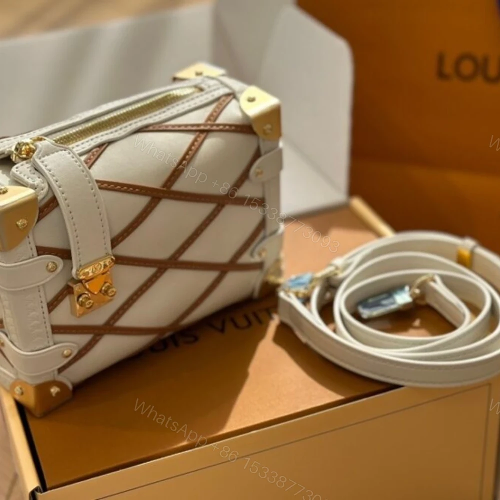 View 3 of Louis Vuitton Side Trunk PM Creme Noisette 18Cm M25216