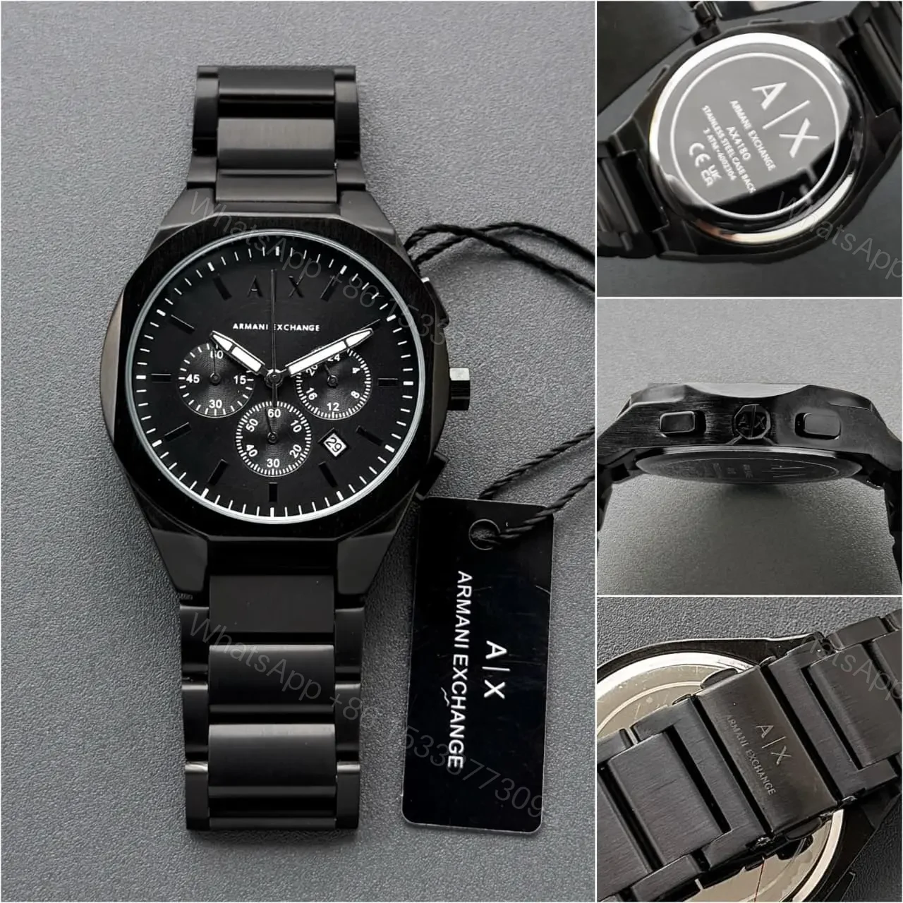 View 3 of Armani Exchange Z Black Rafael