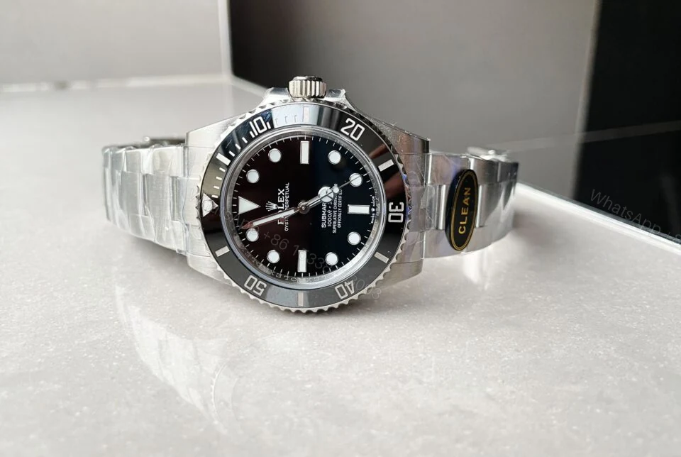 View 6 of Clean FACTORY 1:1 Rolex Submariner No Date CF 41mm Black Dial Black ceramic Bezel 3230