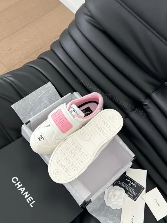 View 3 of Chanel-Inspired Kidsâ€TM Spark Step Sneakers: Luxe Everyday Glam