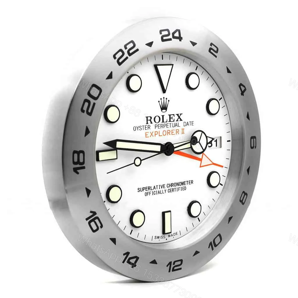 ROLEX WALL CLOCK – EXPLORER 2 WHITE — view 1