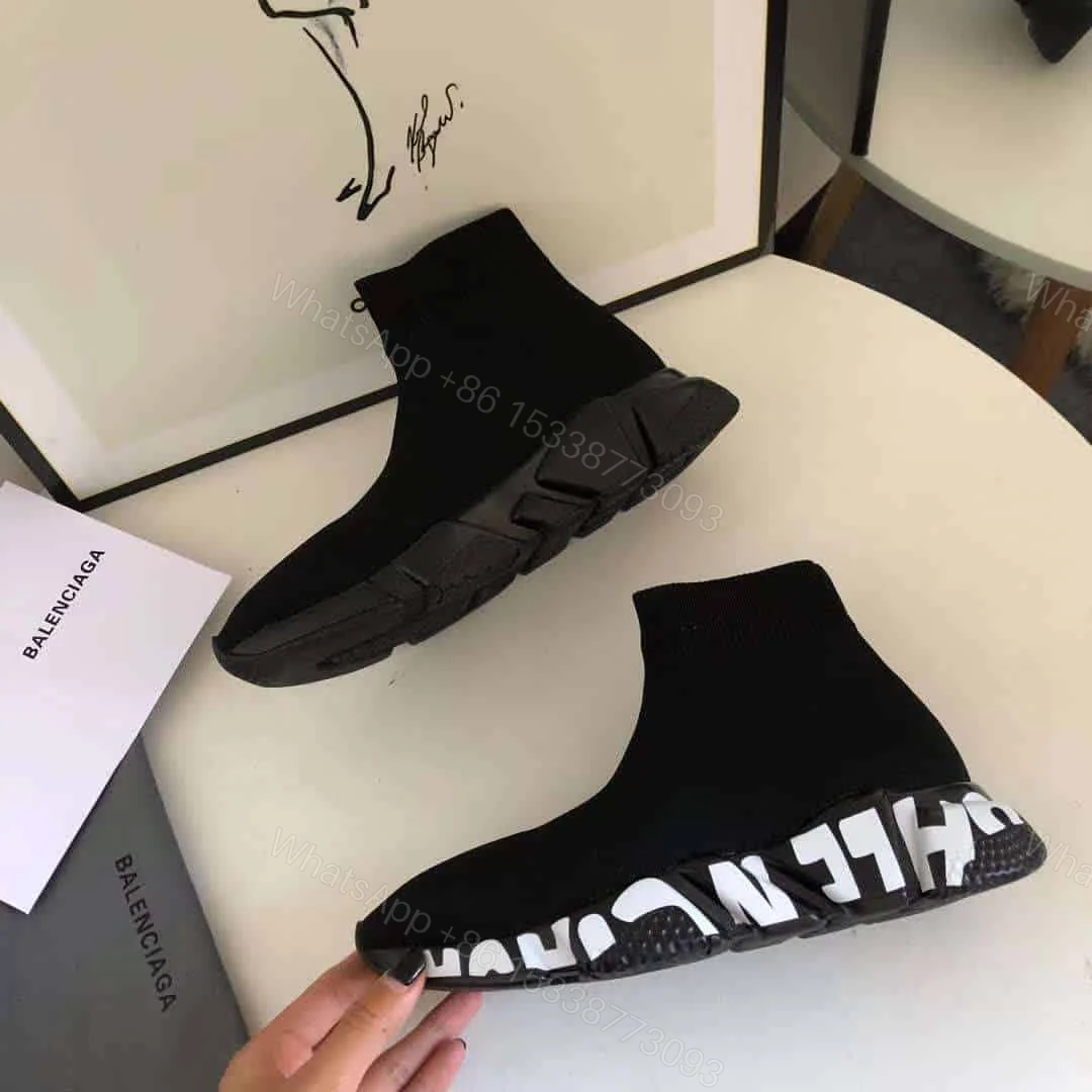 View 3 of BALENCIAGA SPEED SNEAKER GRAFFITI