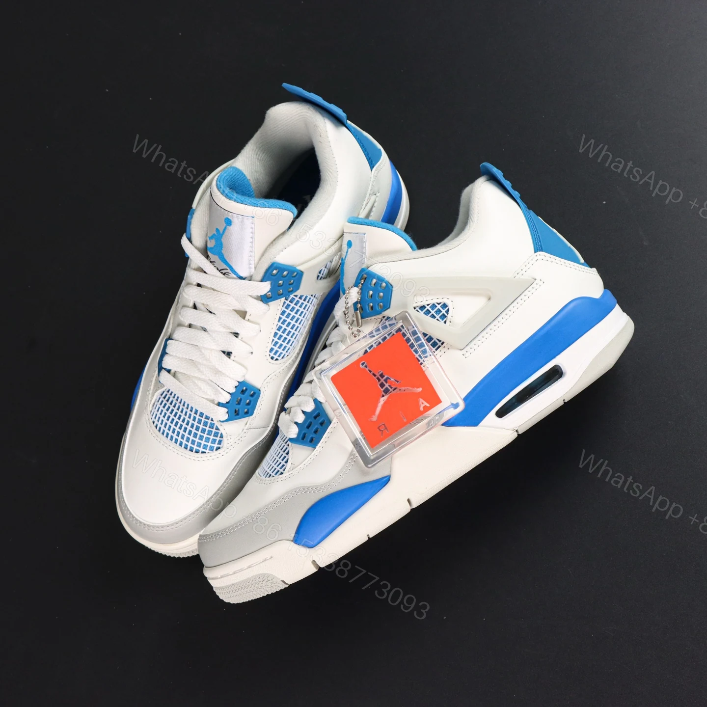 View 6 of Air Jordan 4 Military Blue 2012 Reps