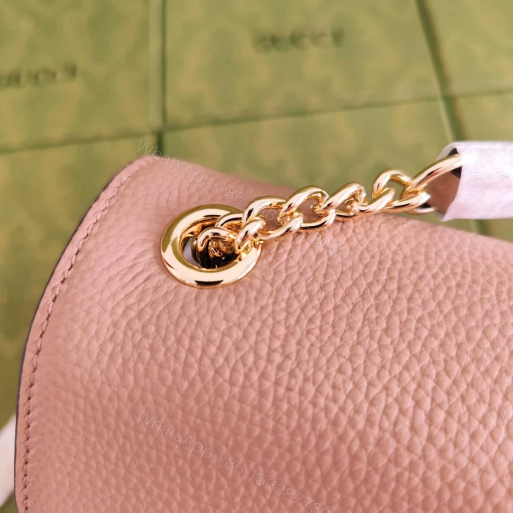 View 7 of Gucci GG Marmont Shoulder Bag Pink 20Cm