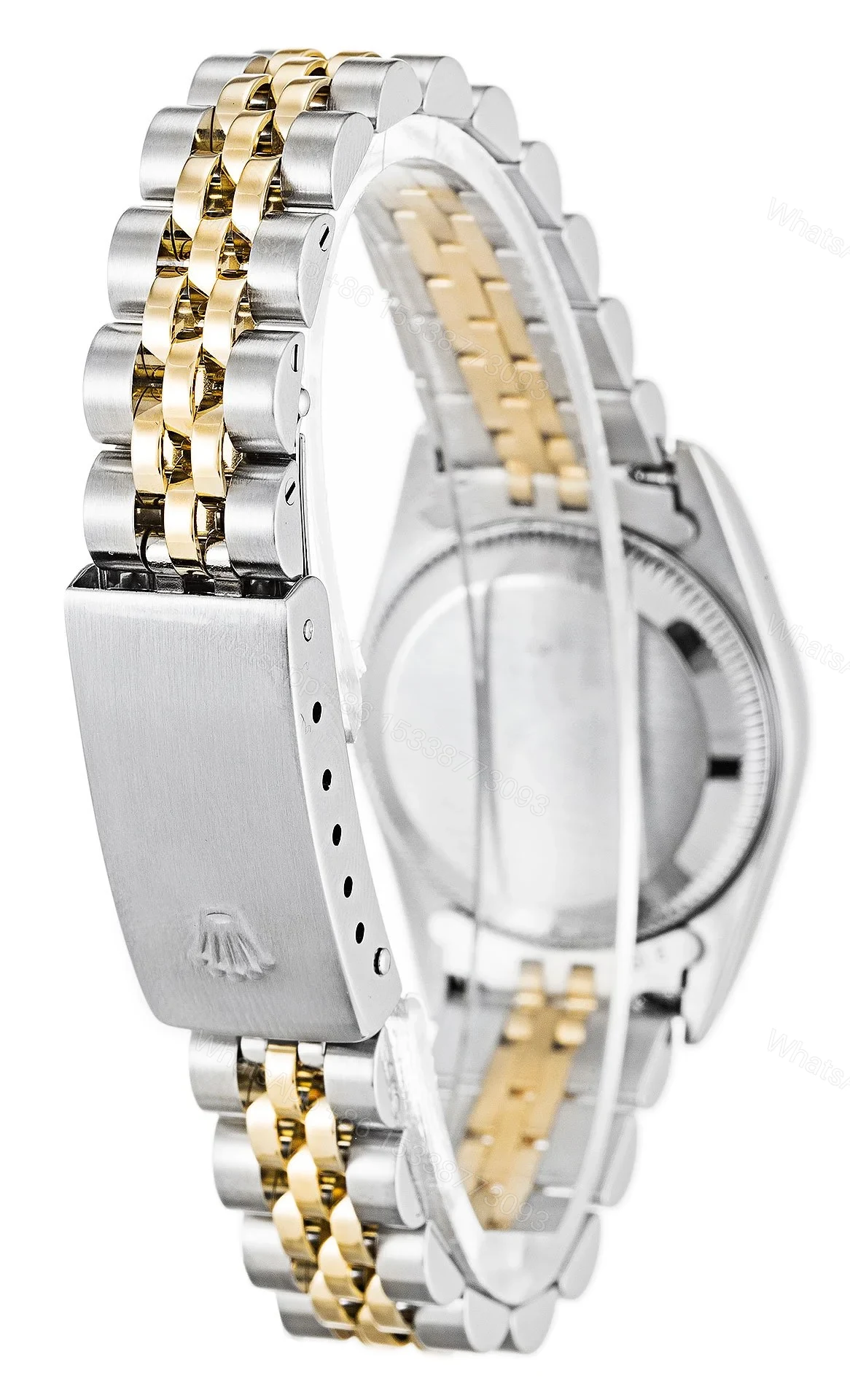 View 3 of Replica Rolex Oyster Perpetual Lady Gold Dial 76193 24 mm