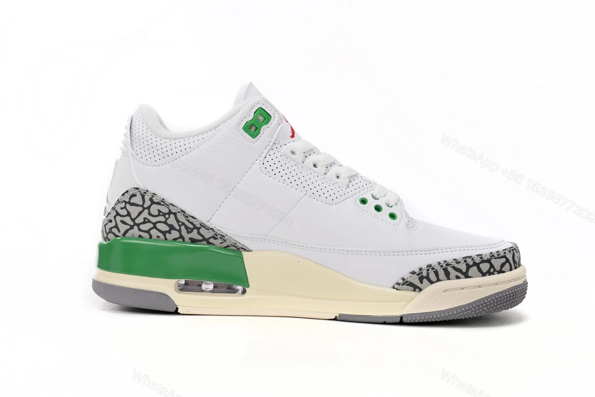 View 2 of Air Jordan 3 Lucky Green CK9646-136