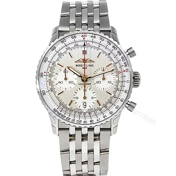 View 2 of Breitling Navitimer B01 Chronograph 41 Steel AB0139211G1A1
