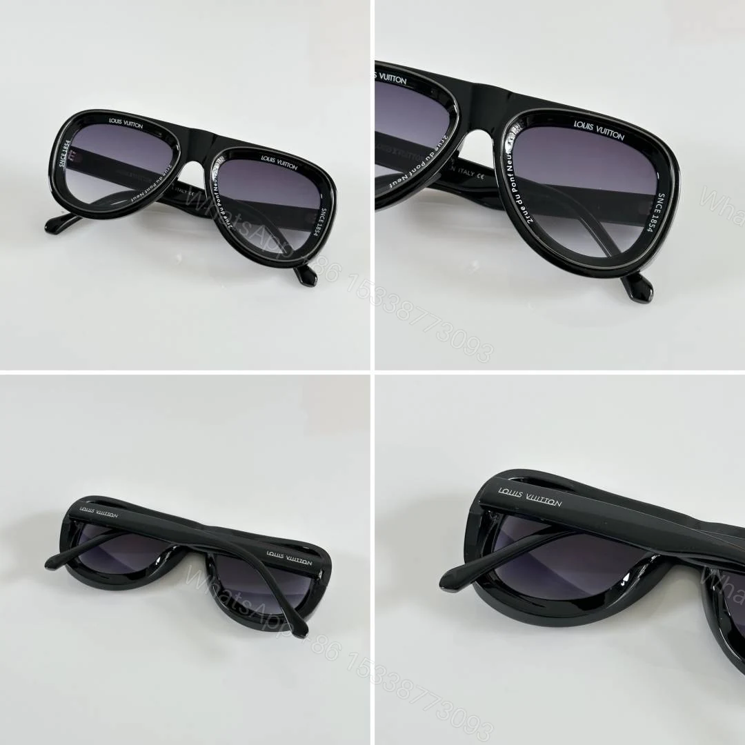 View 2 of First Copy Louis Vuitton 8206 Black DC Sunglasses