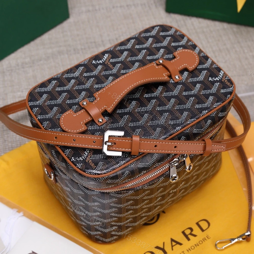 View 6 of 高仿Goyard*Muse系列MUSEVA4單價盒子包棕色免檢版