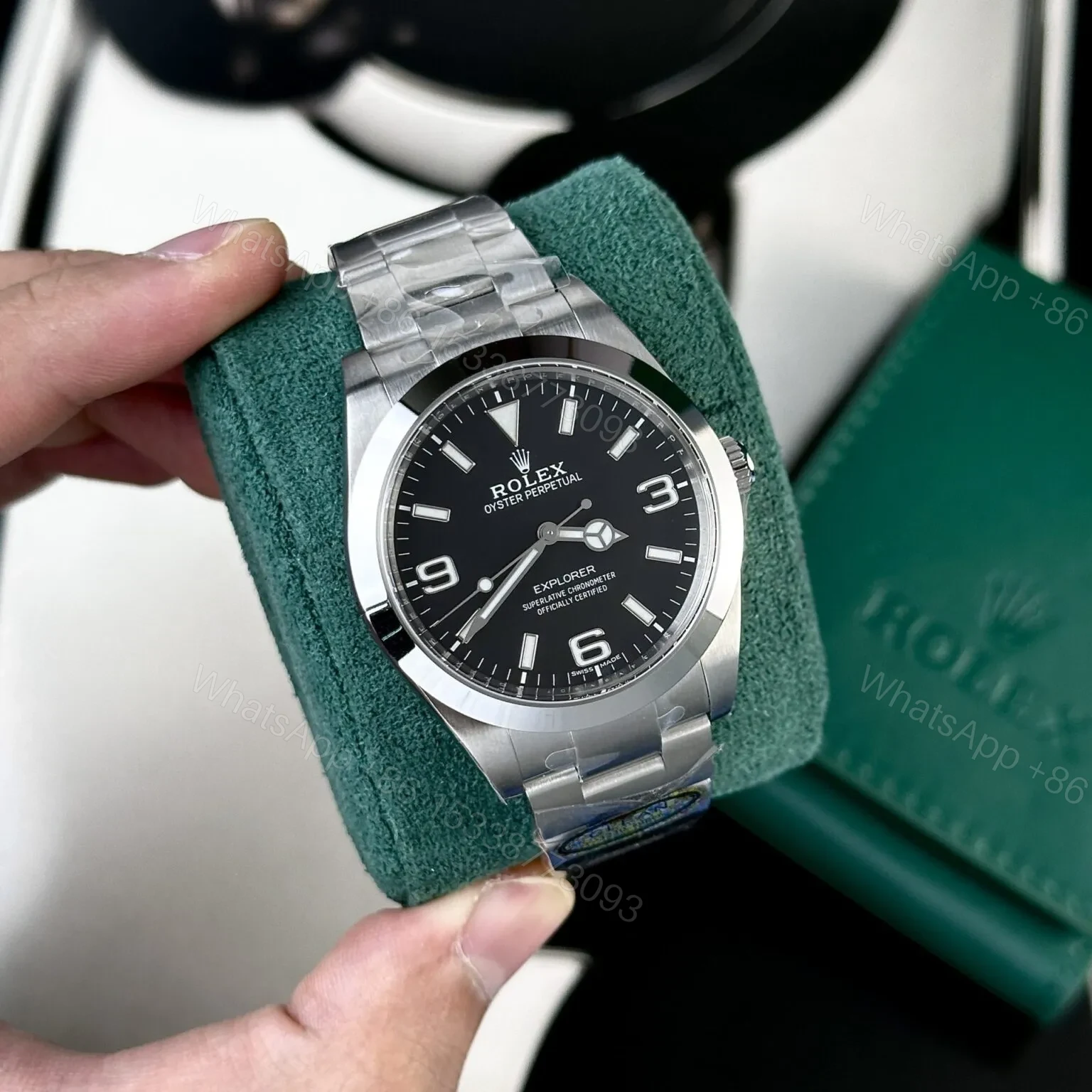View 3 of Superclone Rolex Explorer Black Dial 224270