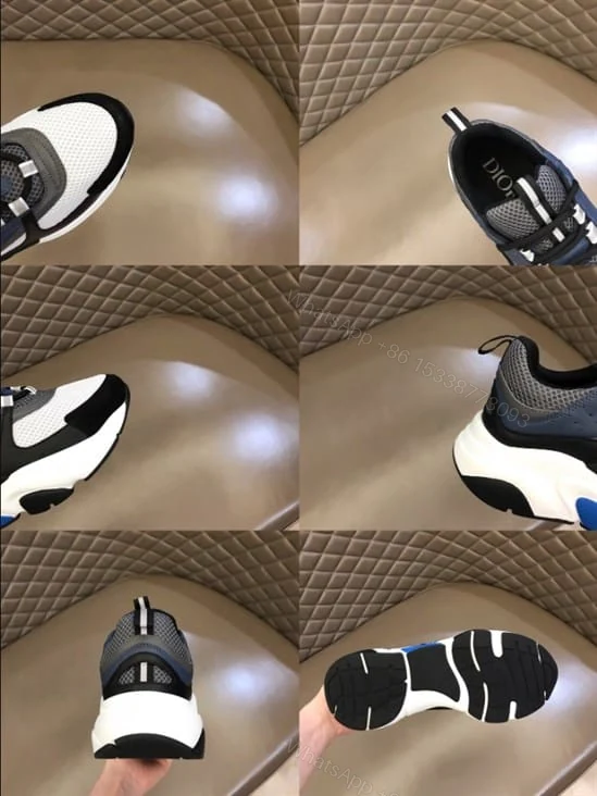 View 6 of B22 SNEAKER TECHNICAL MESH WITH AND CALFSKIN – CD113