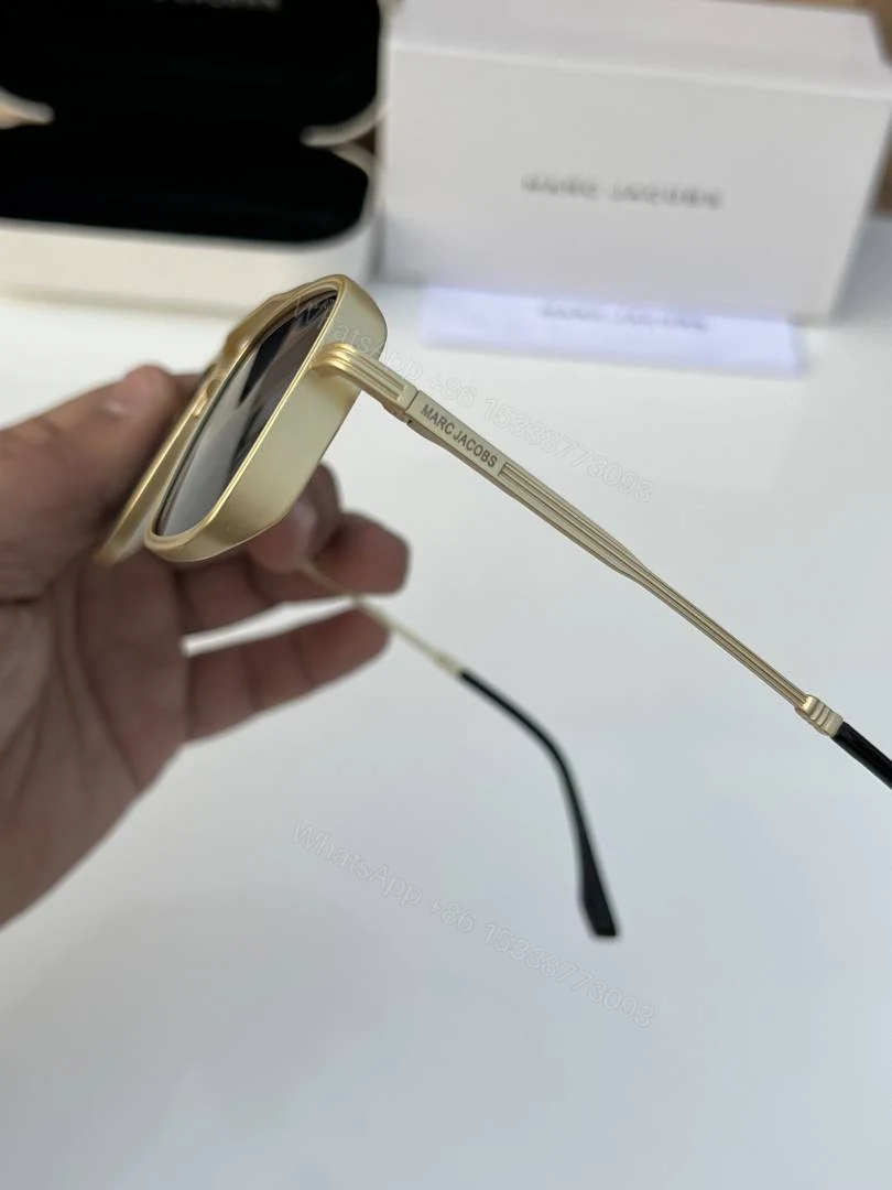 View 2 of First Copy Marc Jacobs 504 Gold Black Luxury Designer Glasse