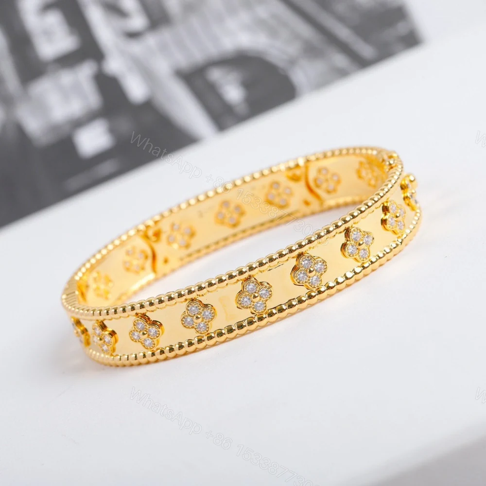 高仿首飾VanCleef&Arpels*RO3YB00萬花筒手鐲寬版黃金款 — view 1