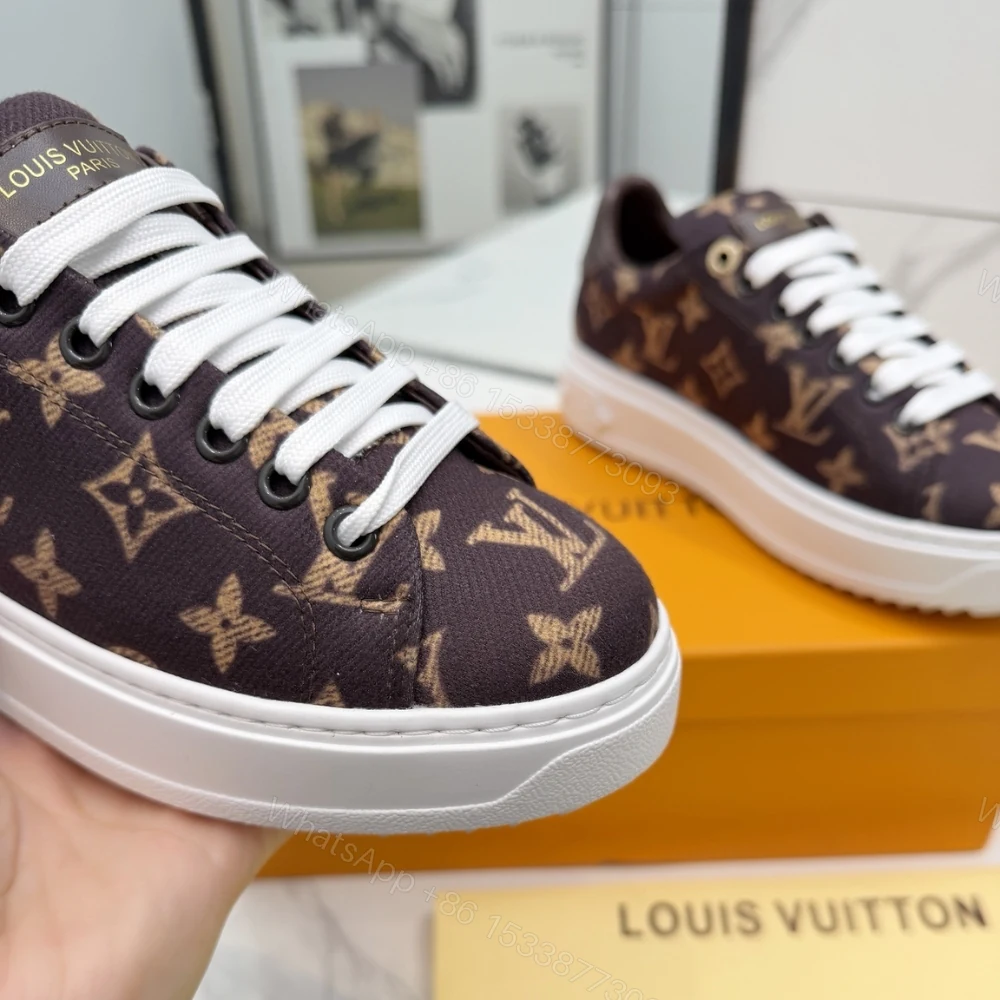 View 6 of Louis Vuitton Time Out Sneaker Brown 1Aivbl