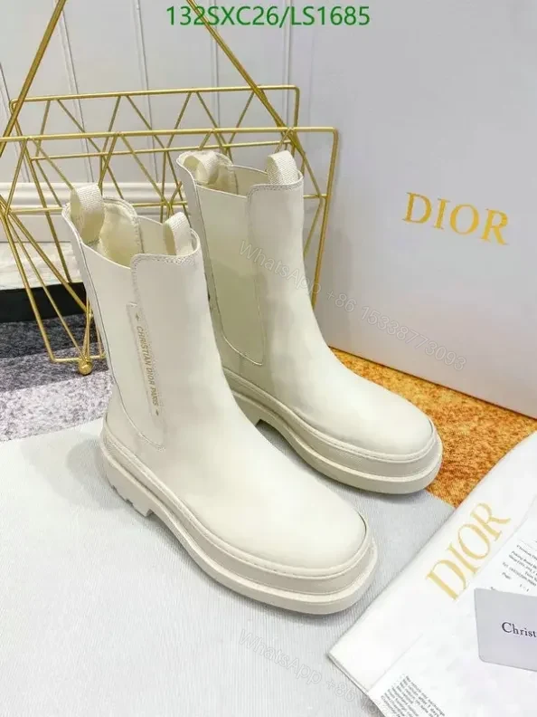 View 8 of Dior Ankle Boots in Premium Cowhide for Women