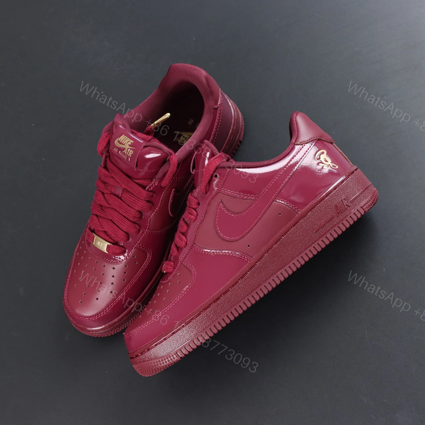 View 9 of Central Cee x Nike Air Force 1 Low “Dark Beetroot