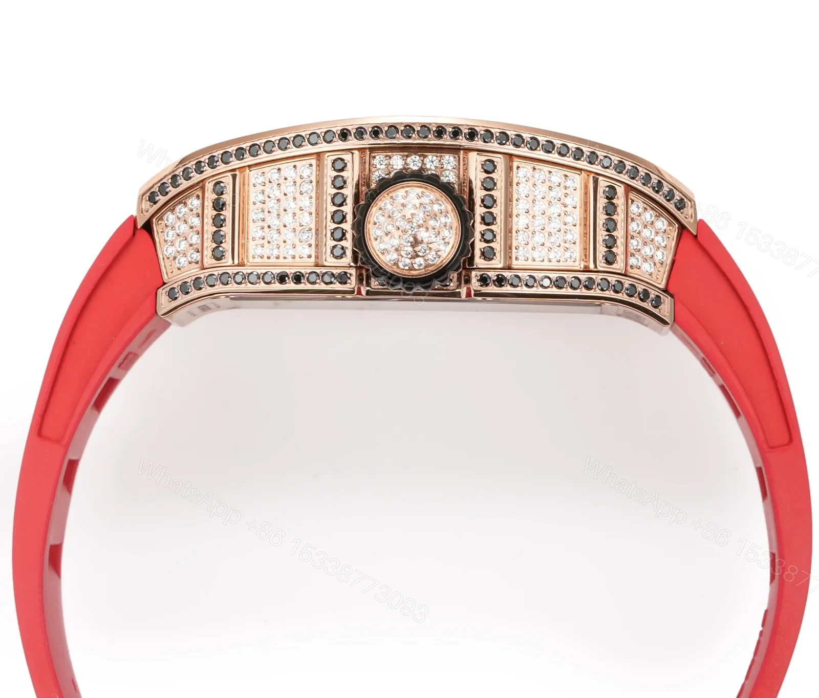 View 7 of Richard Mille RM S10 Koi Tourbillon Red Gold Diamond Watch RMS10-KOI