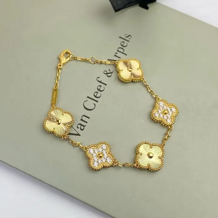 View 4 of 高仿首飾VanCleef&Arpels*RP4KN01五花四葉草手鏈