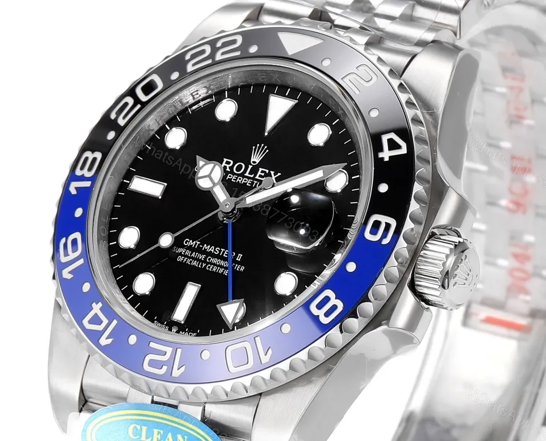 View 3 of VS Factory Clean Factory CLEAN Rolex GMT-Master II Blue/Black Bezel