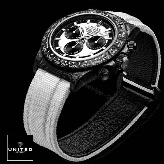 View 9 of Rolex Daytona Carbon Cosmograph Cream Dial 4130CR Replica