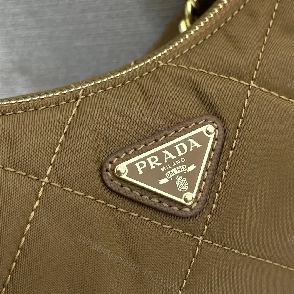 View 7 of 高仿Prada*RE-Nylon系列1BC204單肩包棕色免檢版