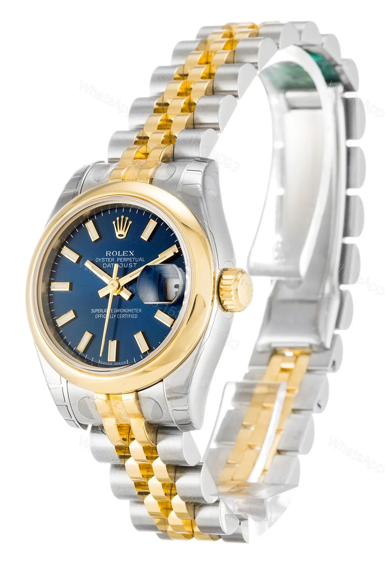 View 2 of Replica Rolex Lady-Datejust Blue Dial 179163 26 mm