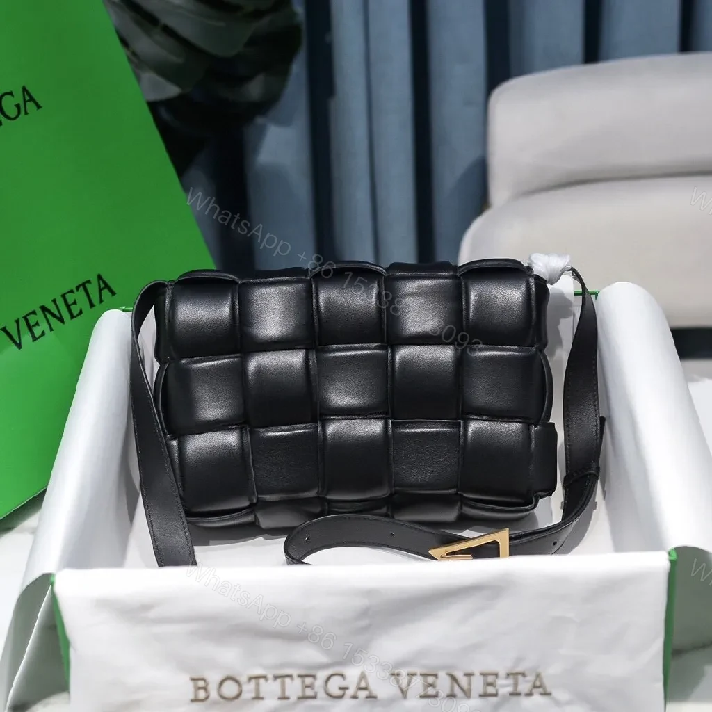 View 3 of Quilted Leather Mini Bag: Quiet Luxury, Black, Crossbody