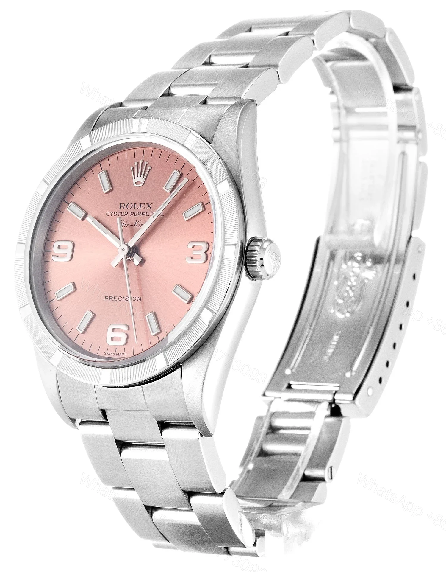 View 2 of Replica Rolex Air-King Salmon Dial 14010M-2