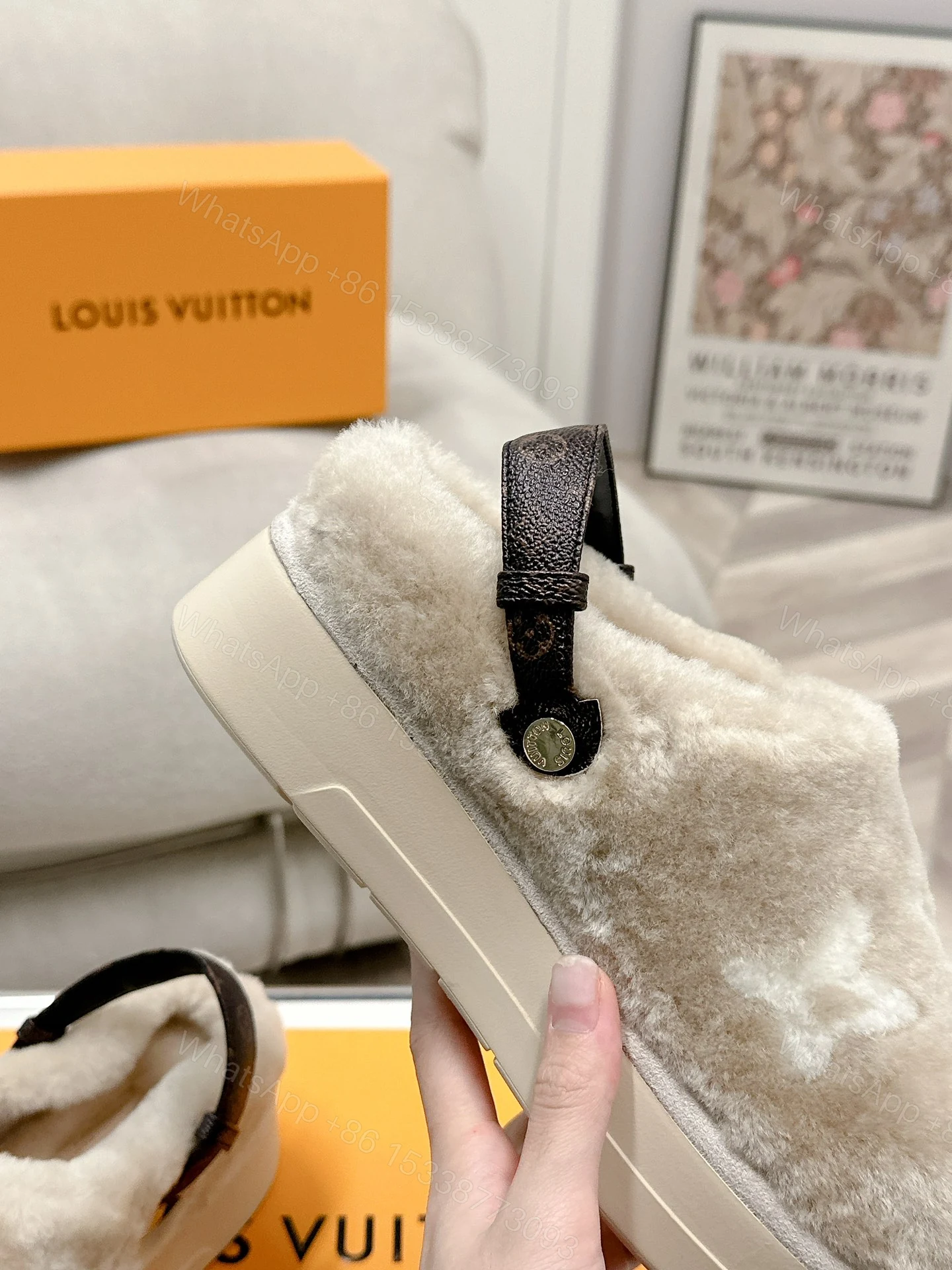 View 8 of LOUIS VUITTON ASPEN COMFORT CLOG LIGHT BEIGE