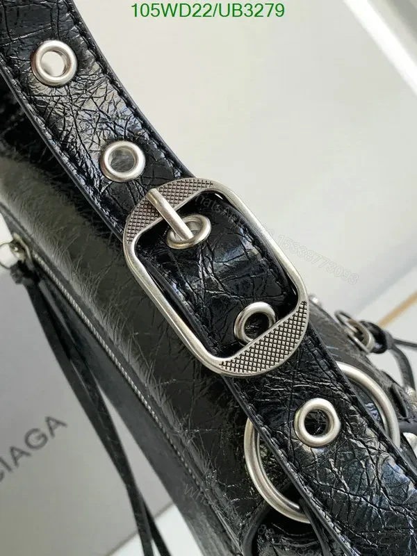 View 10 of Le Cagole XS Sling Bag White Dupe Balenciaga 2P1J37