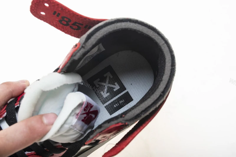 View 13 of Air Jordan 1 Retro High Off White Chicago AA3834-101