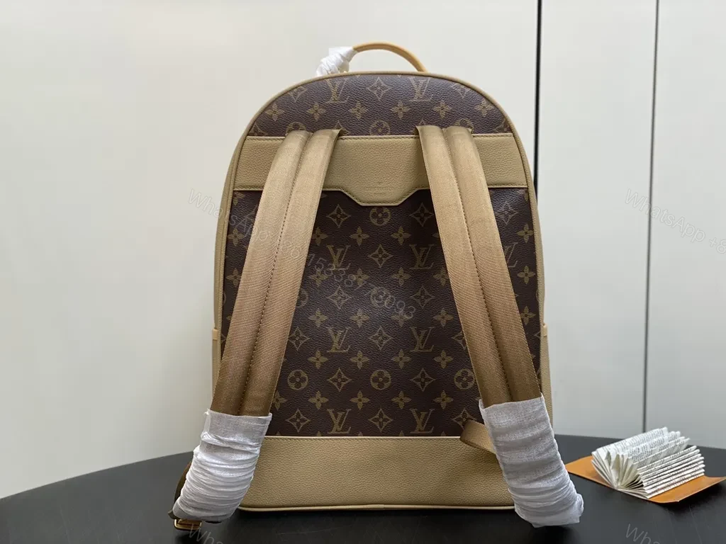 View 5 of Premium Monogram Backpack: LV Canvas Leather Edition
