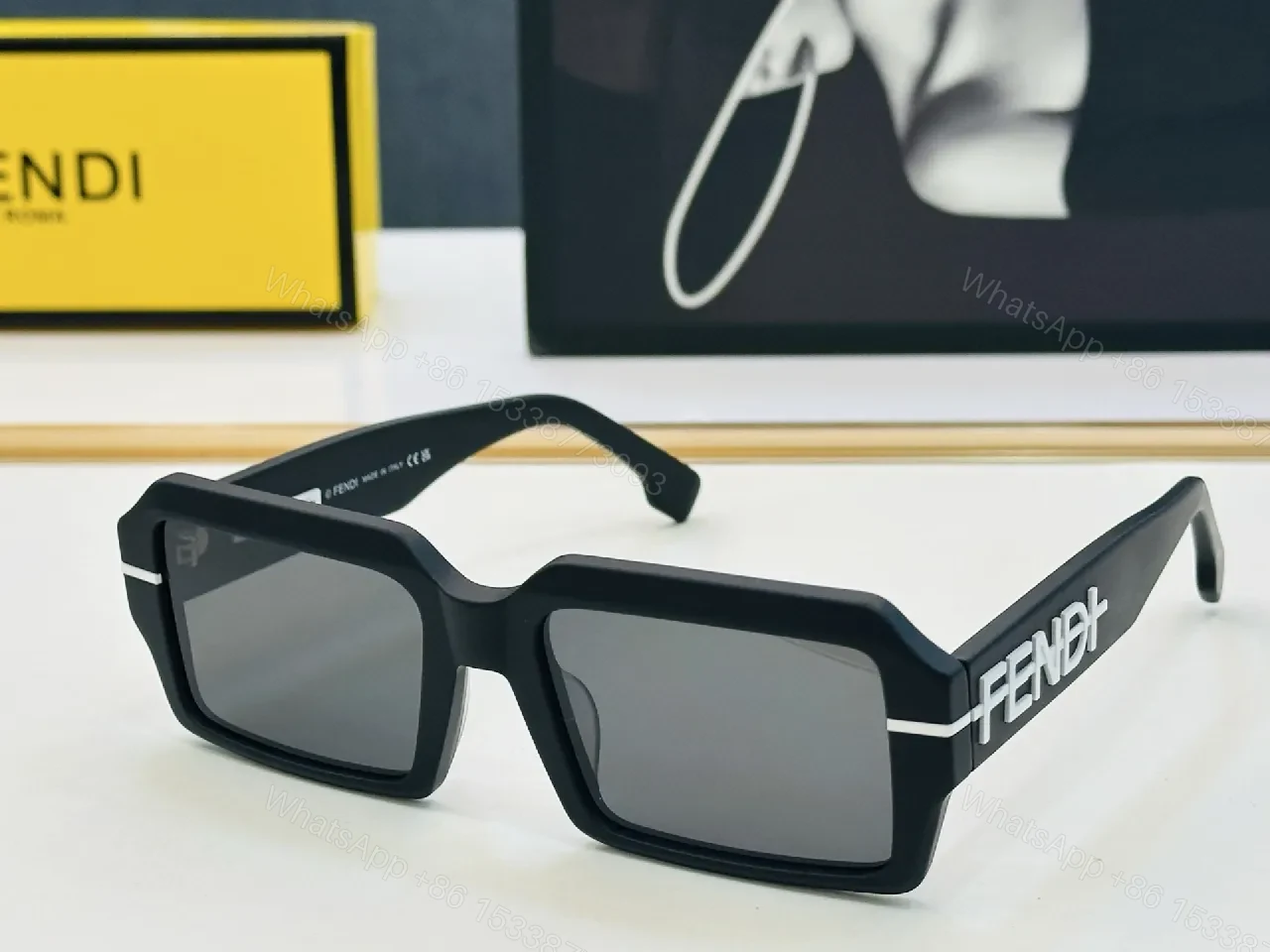 View 5 of Bold Blocky Frames Sunglasses: All-Day Comfort