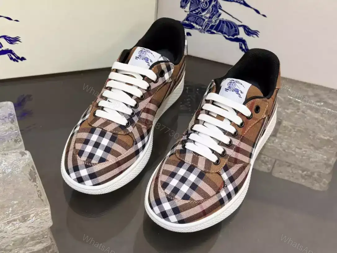 View 2 of BURBERRY TERRACE CHECK SNEAKERS – BBR106