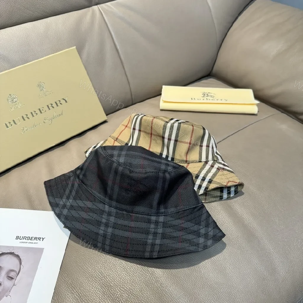 View 2 of Chic Plaid Bucket Hat - Structured, Durable, One-Size