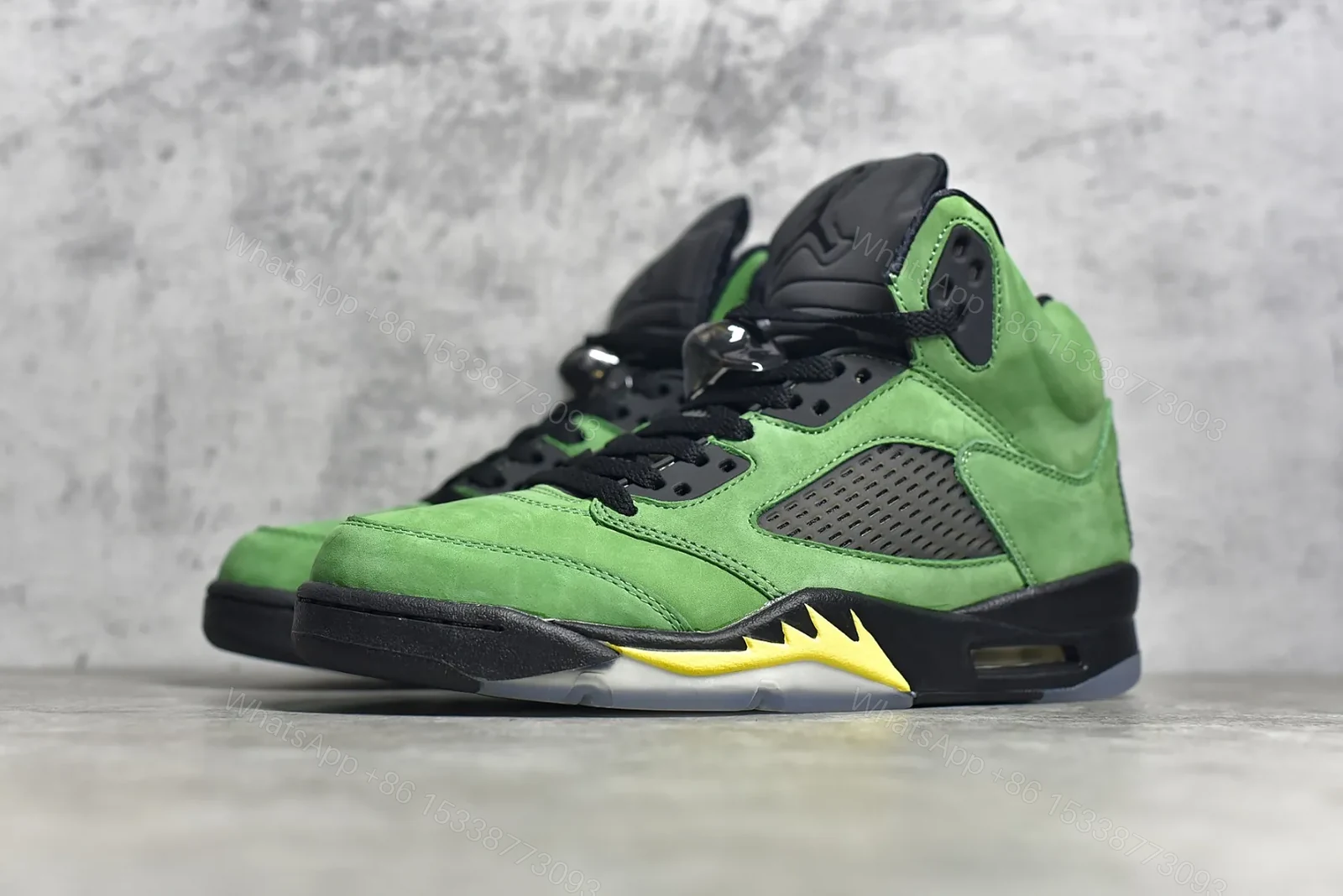 View 2 of AIR JORDAN 5 APPLE GREEN Reps