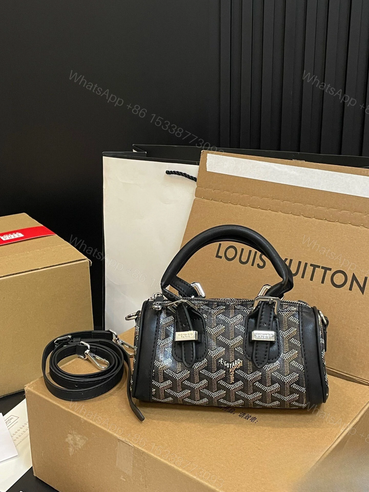View 5 of GOYARD GOYARDINE CROISIERE MINI BLACK 19CM