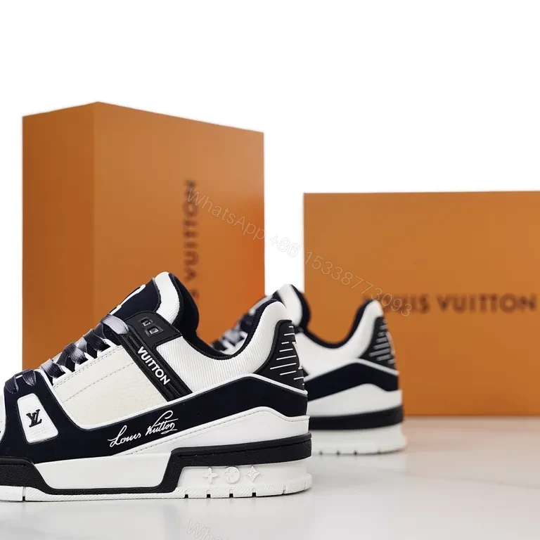 View 9 of Bold Contrast LV Sneaker: All-Day Comfort, Luxury Silhouette