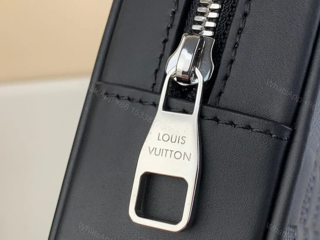 View 5 of Louis Vuitton LV Clutch Bag Kasai Damier Graphite Black 24cm