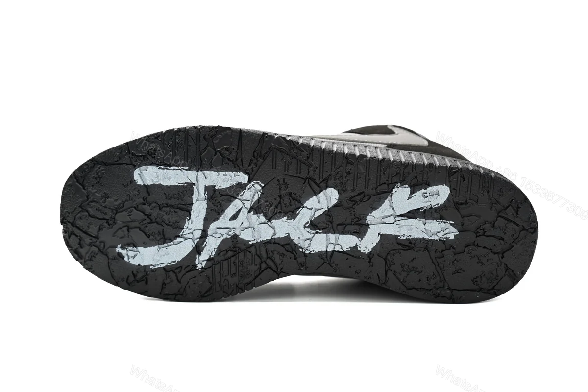 View 4 of Travis Scott x Jordan Cut The Check Nice Kicks Black Charcoal FZ8117-481