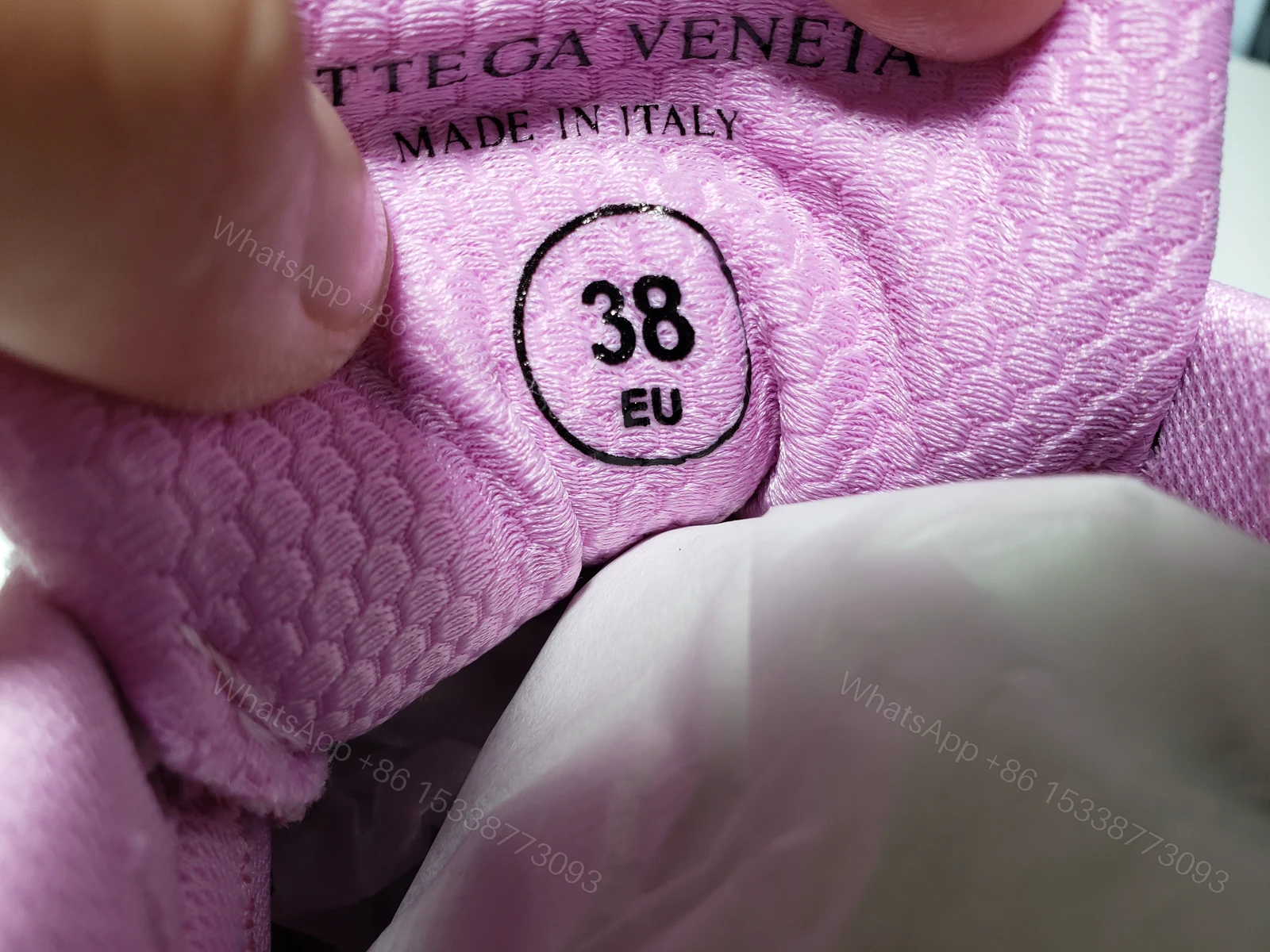 View 7 of Bottega Veneta Orbit Pink 741357V2X406151