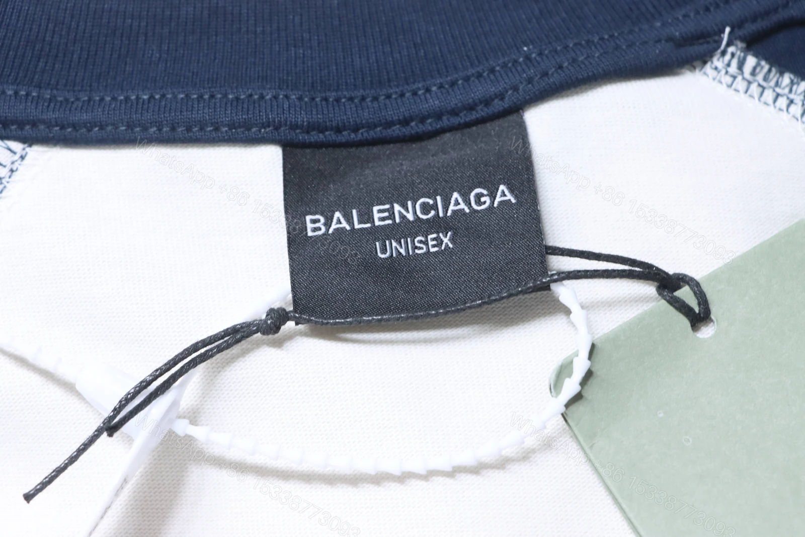 View 5 of Balenciaga Clothes 26SS Signature Letter Print Raglan Short Sleeve T-Shirt white