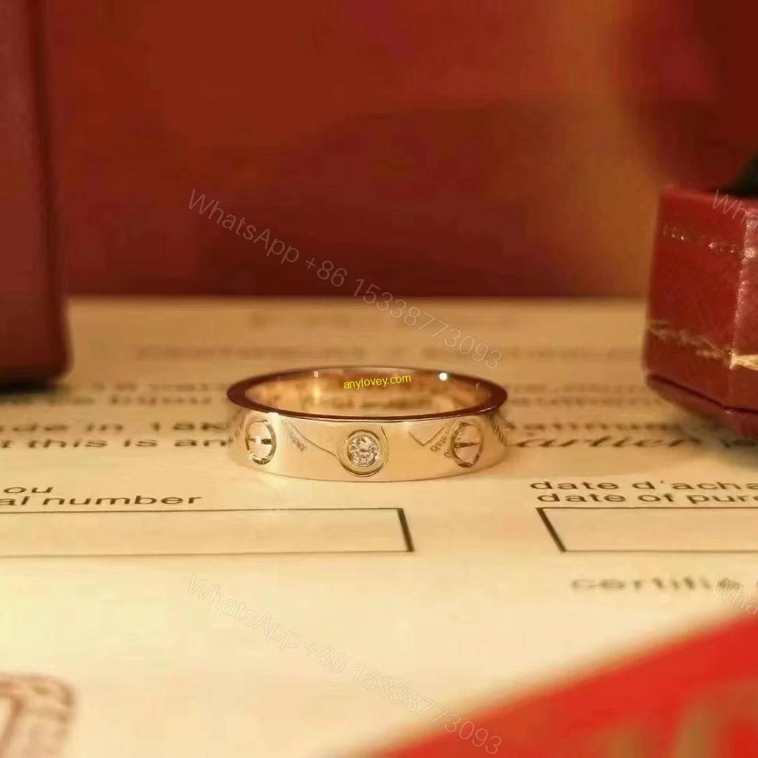 View 3 of Cartier Love Wedding Band 1 Diamond B4056152