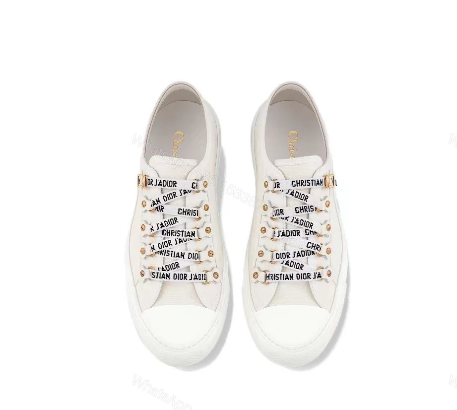 Dior Walk'N'Dior Low Top White Canvas KCK177CVA_S06W — view 2