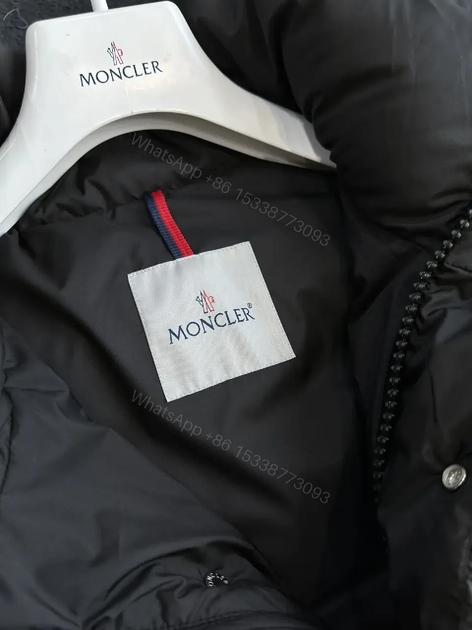 View 7 of Premium Grid-Quilt Puffer Coat with Removable Hood