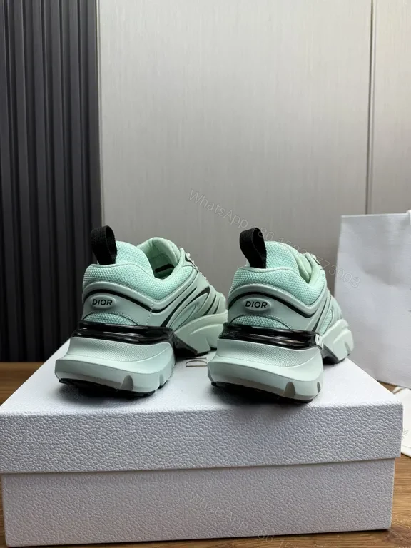 View 2 of Mint + Leather + Streetwear + Dior branding + Sneaker